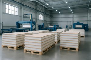 Технологии производства СИП-панелей на складе