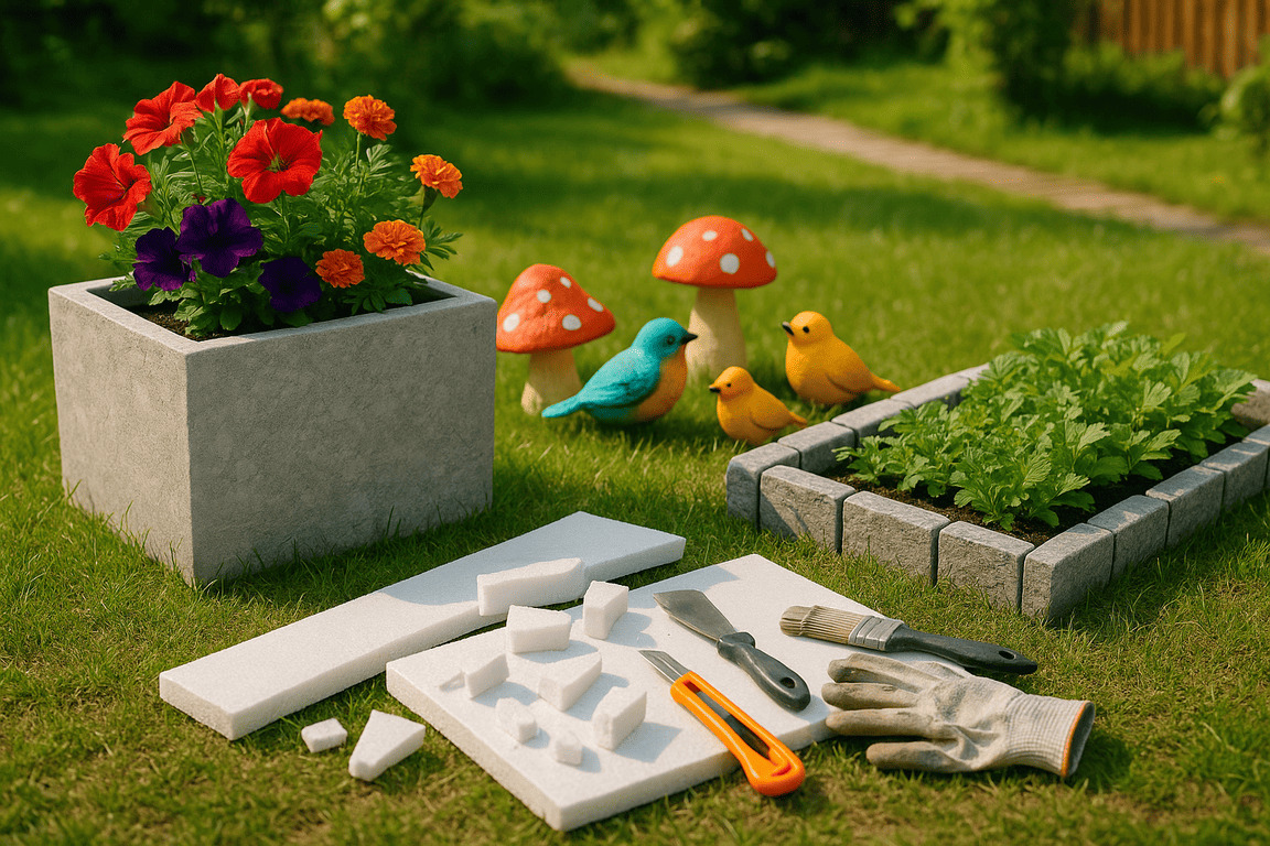 Декор из пенопласта для дачи: идеи и инструкции от Кнауф Пенопласт